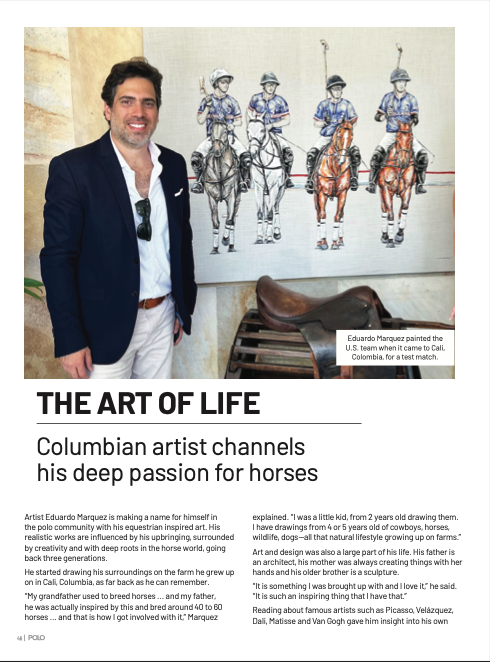 USPA Polo Magazine – Marquez Gallery