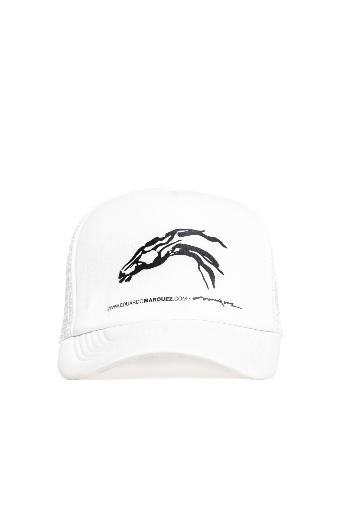 HORSE HEAD CAP - WHITE