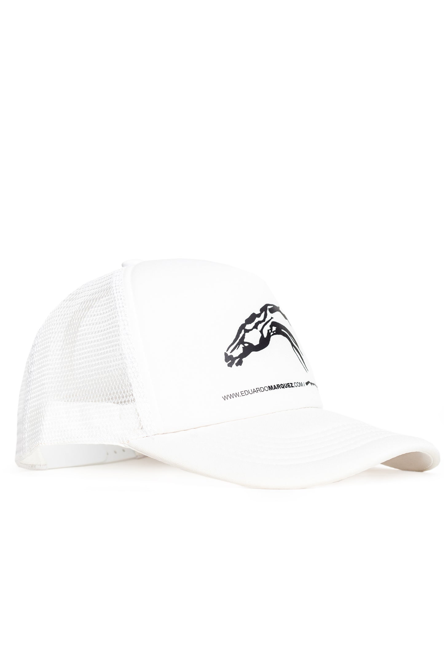 HORSE HEAD CAP - WHITE