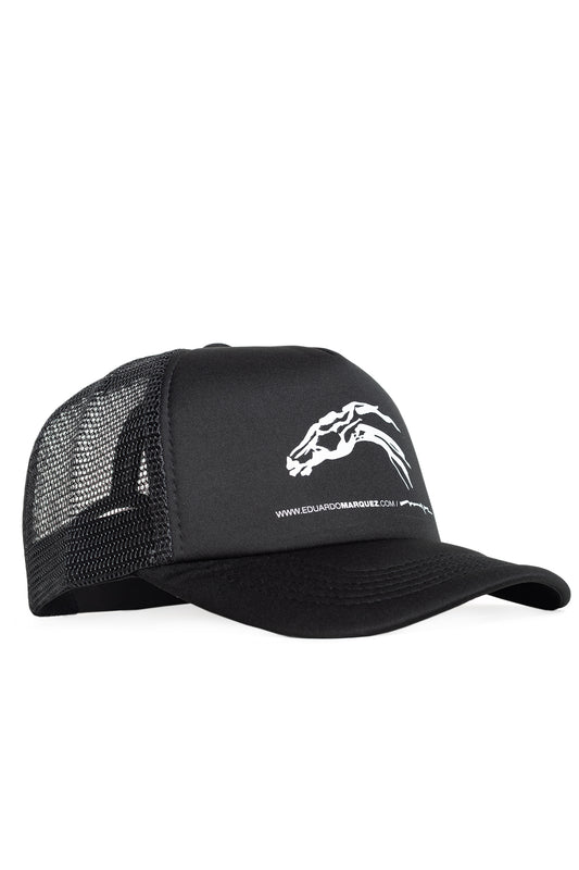 HORSE HEAD CAP - BLACK